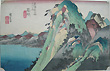 箱根・湖水図
